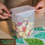 ظرف فریزری مستطیل 1600 میلی‌لیتر تکسا مدل Family Fresh