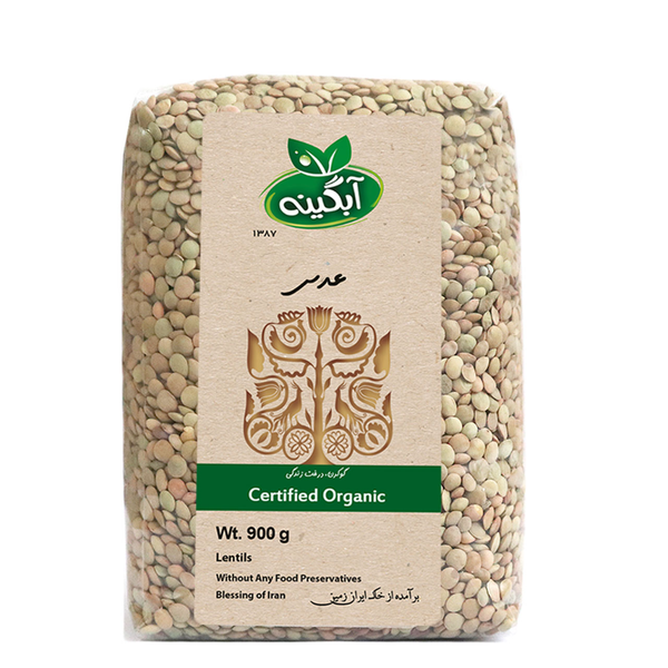 عدس ارگانیک آبگینه