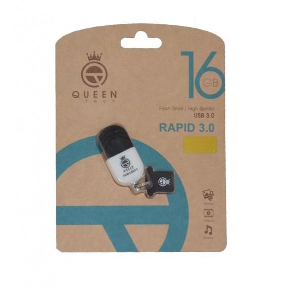 فلش Queen Tech مدل 16GB Rapid USB 3.0