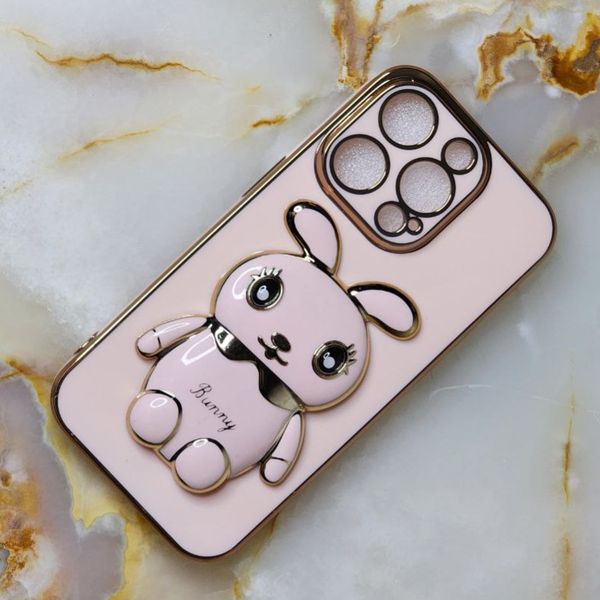 قاب عروسکی Rabbit استندشو محافظ لنزدار iPhone 14 Pro