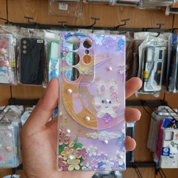 قاب هولوگرامی سامسونگ Galaxy S24 Ultra آبرنگی مرواریدی