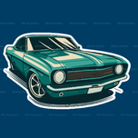 استیکر ماشین کلاسیک5#🚗