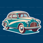 استیکر ماشین کلاسیک1#🚗