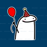 استیکر آدمک(تولد)🎈🎉