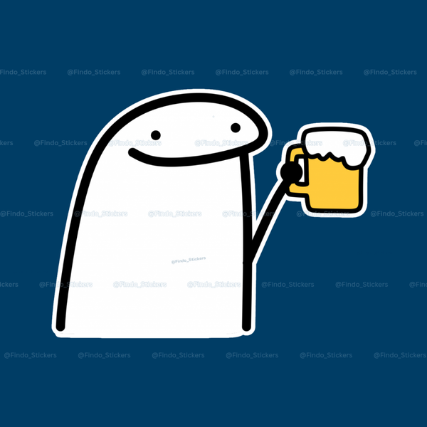استیکر آدمک لاابالی🍻🥂