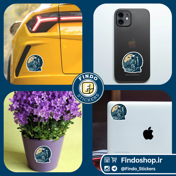 استیکر فضانورد#2👨‍🚀🌌