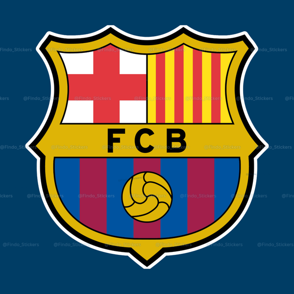 استیکر لوگوی بارسلونا⚽️