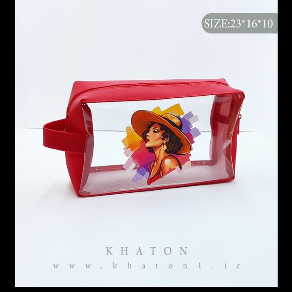 کیف واش بگ طرح هت لیدی بسته 120 عددی (رنگ بندی جور)