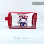 کیف مدل واش بگ طرح کیتی بسته 120 عددی (رنگ جور)