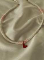 آویز سنگ قلب میناکاری