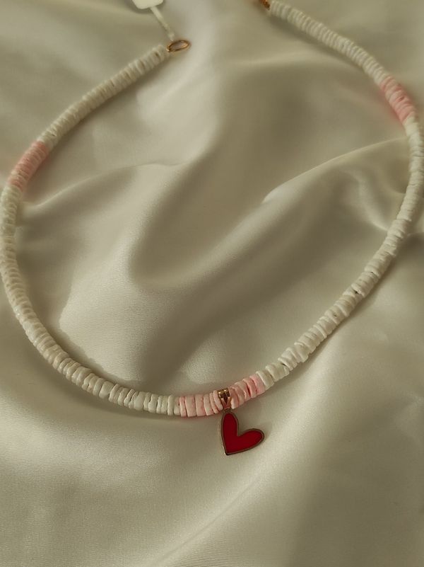 آویز سنگ قلب میناکاری