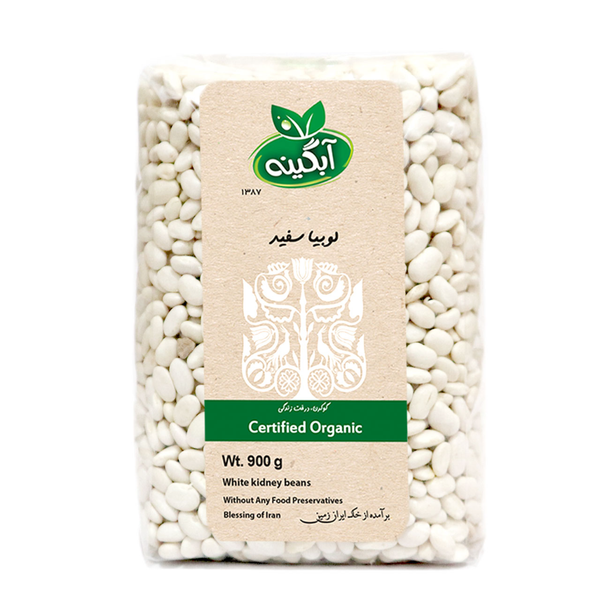 لوبیا سفید ارگانیک آبگینه