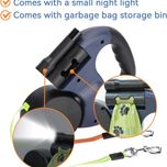 بند قلاده 2 تایی 360 درجه همراه با نور و محفظه مدفوع