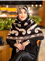 روسری ابریشم توییل کجراه قواره 140 مدل مروارید