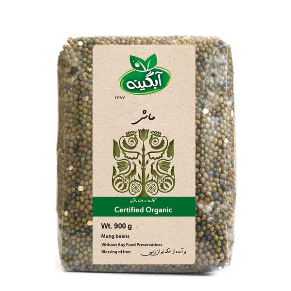 ماش سبز ارگانیک آبگینه