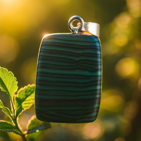 سنگ آویز تامبل مالاکیت