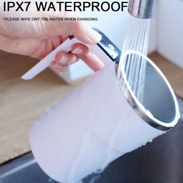 لیوان همزن مغناطیسی شارژی با نمایش دما