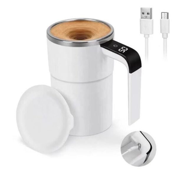 لیوان همزن مغناطیسی شارژی با نمایش دما