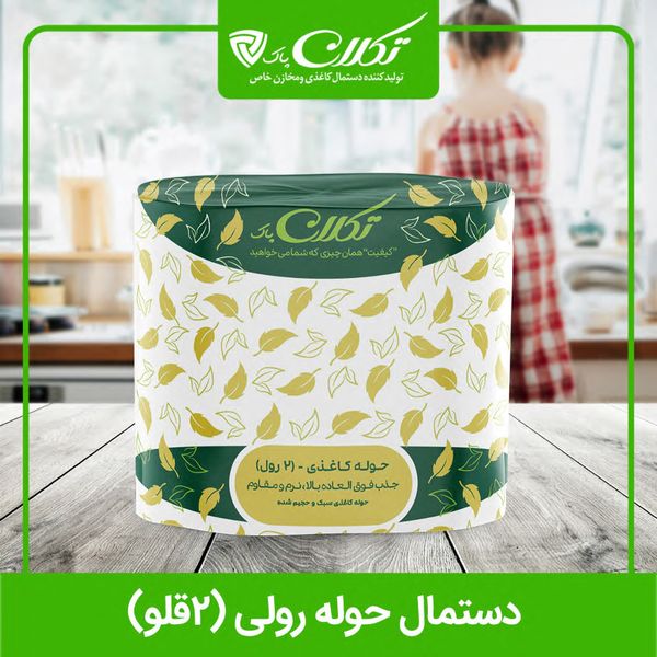 دستمال حوله رولی (10 بسته 2عددی)