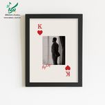 تابلو طرح شاه و بی بی (Queen & King) قابل شخصی سازی