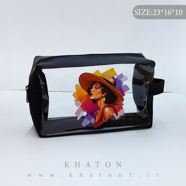 کیف واش بگ طرح هت لیدی بسته 120 عددی (رنگ بندی جور)