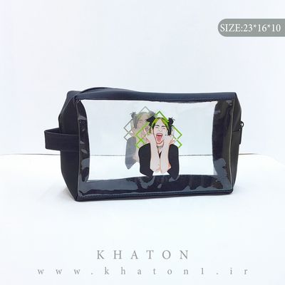 کیف مدل واش بگ طرح بیلی آیلیش بسته 120 عددی  (رنگ جور)