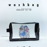 کیف مدل واش بگ طرح دوچرخه| بسته 24 عددی | رنگ جور (فقط عمده)