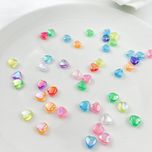 مهره شفاف قلب شاین هولوگرامی (5 عددی)