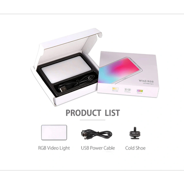 نور ثابت ال ای دی Luxceo W140 RGB