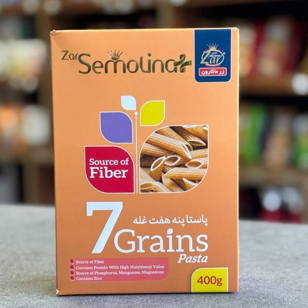 پاستا پنه هفت غله زر ماکارون -400 گرم