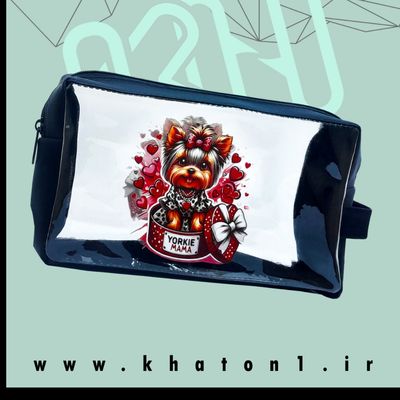 کیف مدل واش بگ طرح پت | بسته 24 عددی | رنگ جور (فقط عمده)