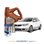پکیج سرویس کامل سراتو جدید _ روغن موتور بهران سوپر رانا + فیلتر روغن و هوا