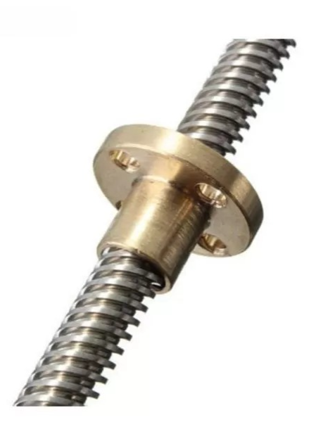 بسته 2عددی مهره برنجی لیداسکرو T8 گام 8
