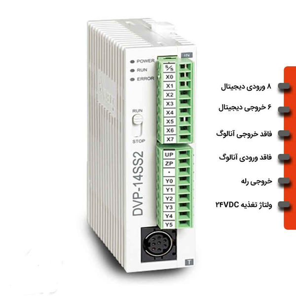 پی ال سی دلتا DVP14SS211R