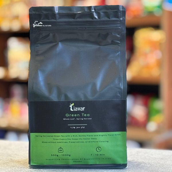 چای سبز گیلانی تیاور 500 گرم