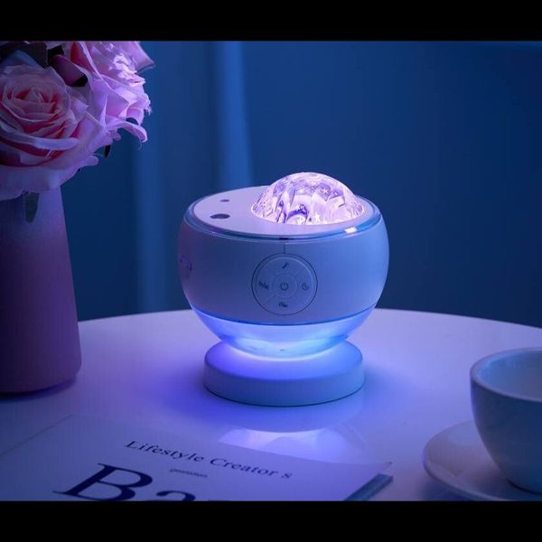 چراغ خواب شفق قطبی مدل WHE24 | نور آرامشبخش و رمانتیک برای خواب راحت