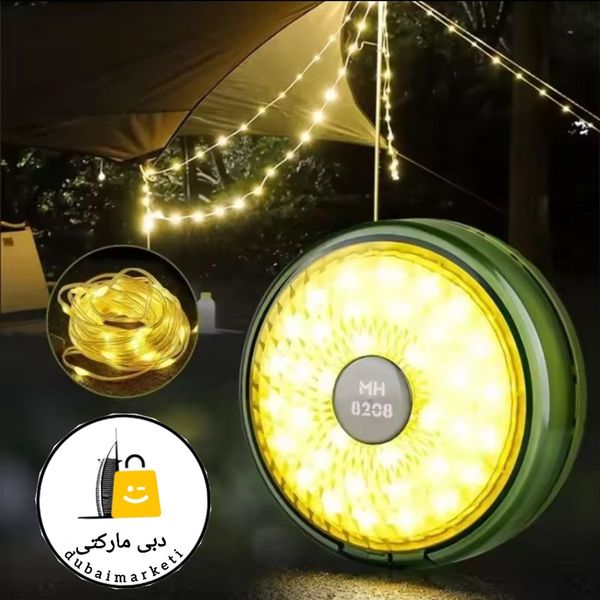 چراغ وریسه شارژی کمپینگ مدل 8208