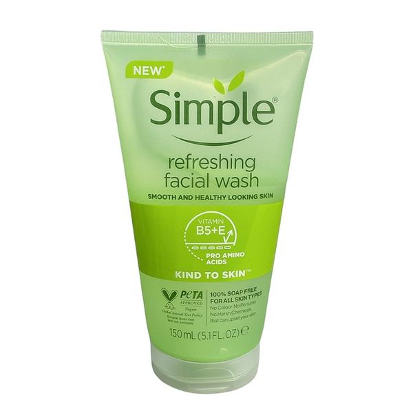 ژل شستشوی صورت سیمپل مدل رفرشینگ Refreshing حجم 150 میلی لیتر