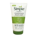 ژل شستشوی صورت مدل Moisturizing سیمپل حجم 150 میلی لیتر