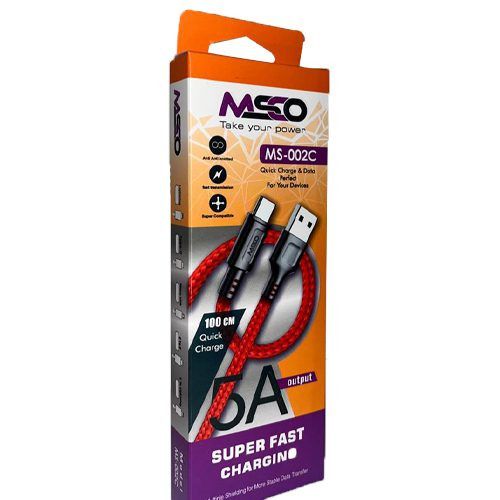 کابل شارژ MSCO Type-C مدل MS-002C