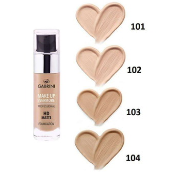 کرم پودر HD مات گابرینی (شیشه ای)