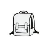 کوله پشتی فانتزی طرح دوبعدی