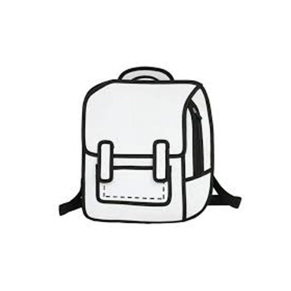 کوله پشتی فانتزی طرح دوبعدی