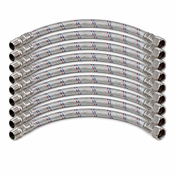 شیلنگ آب پکیجی 3/4 50CM پک 10 عددی