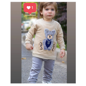 ست مخمل طرح سگ