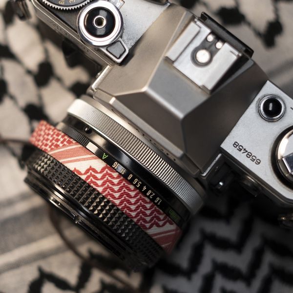 دستبند چفیه فلسطین قرمز