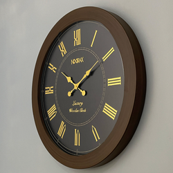 ساعت دیواری چوبی نوراکس مدل 4121
