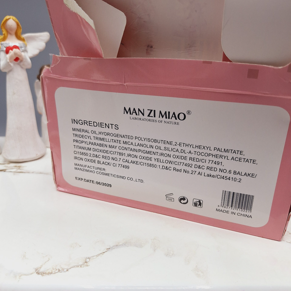تینت لب شامپاینی مدل جدید دسته دار برند MAN ZI MIAO