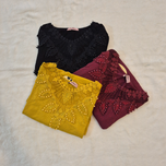 بولیز آستین بلند مرواریدی