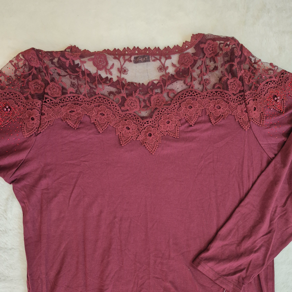 بولیز آستین بلند توری